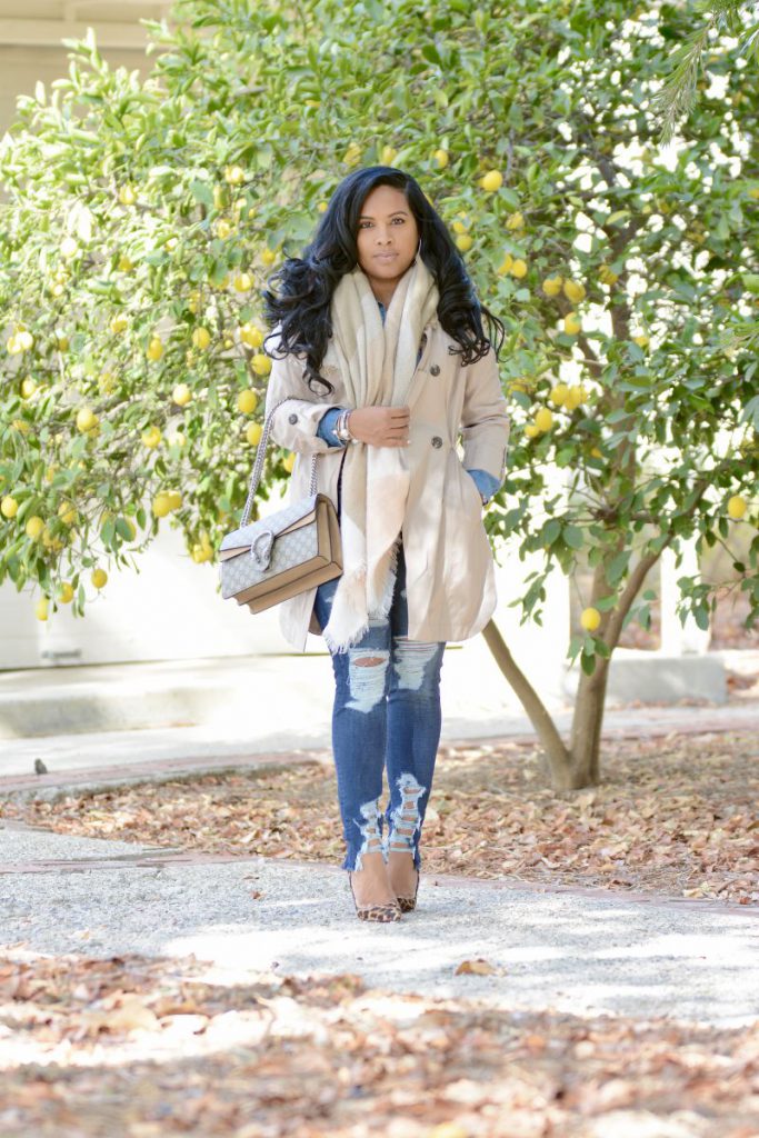black fashion blogger winter style