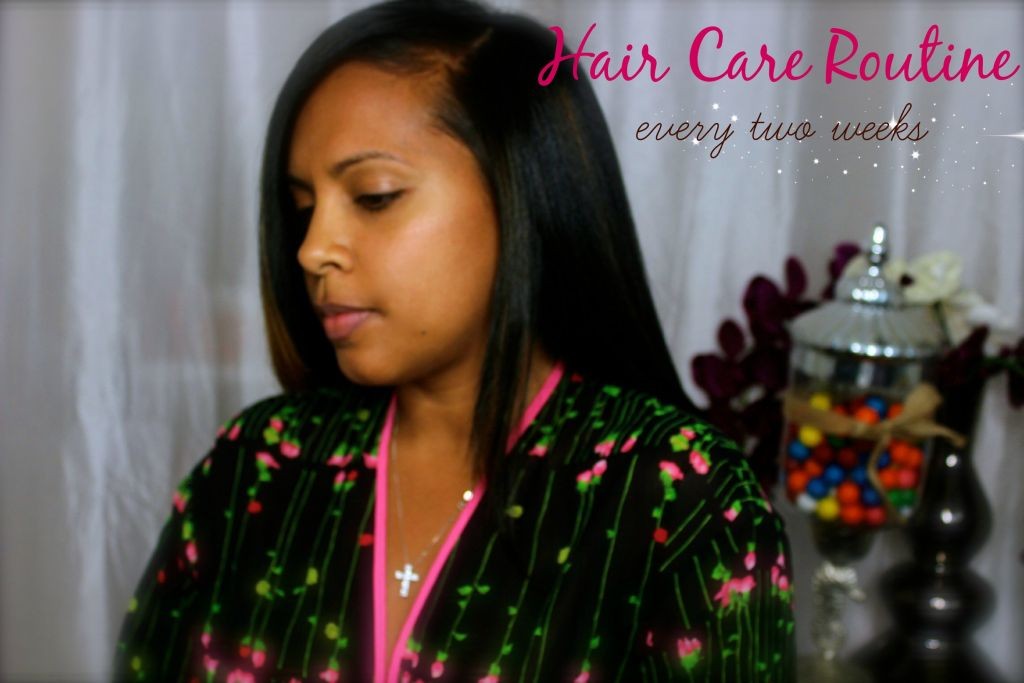 Tanya Major - hair care routine every two weeks