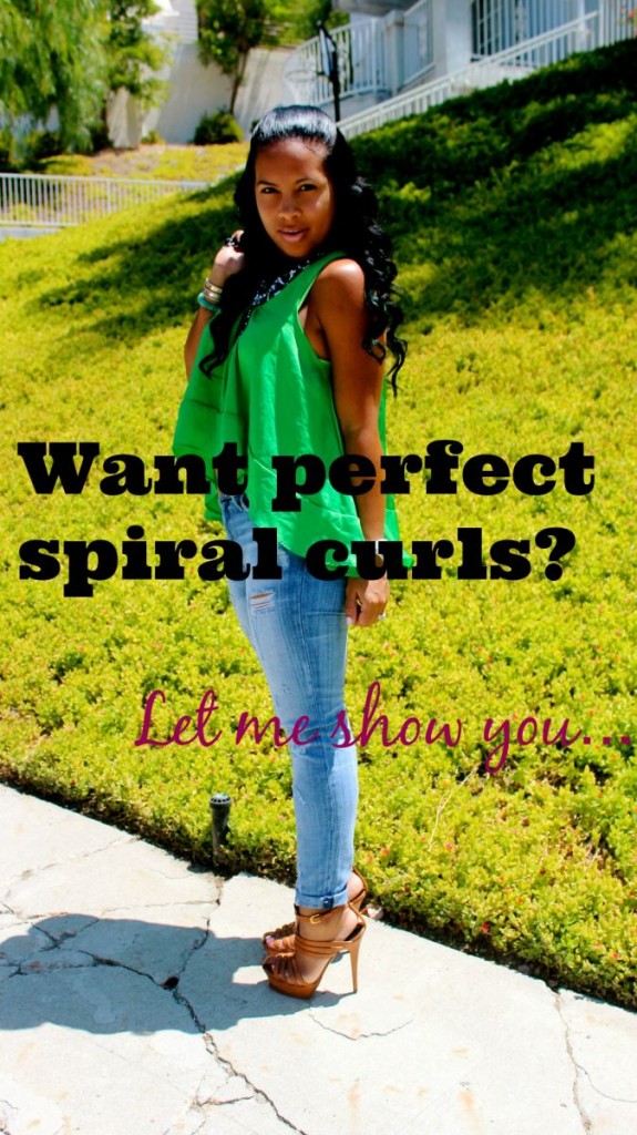 Want perfect spiral curls - Let me show you